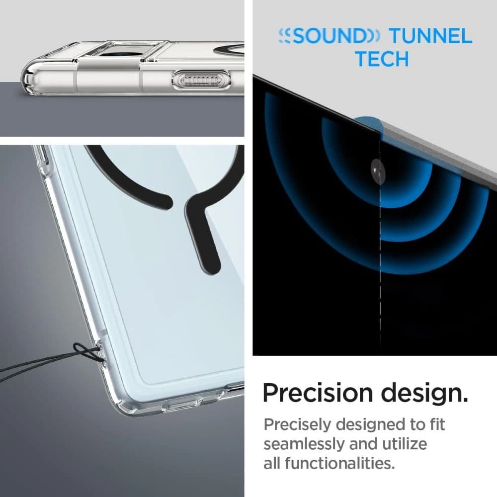 Case Spigen Ultra Hybrid Onetap Ring MagSafe Google Pixel 7a Schwarz - 13