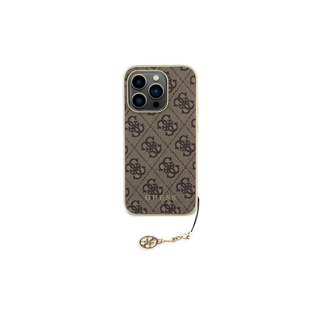 Guess Apple Husă GUHCP15XGF4GBR iPhone 15 Pro Max hardcase 4G Charms Collection maro/maro - 3