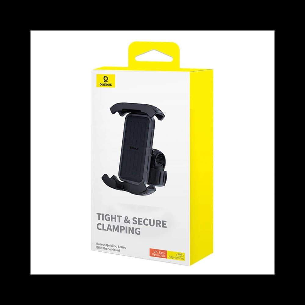 Fahrradhalterung Baseus QuickGo für Telefone von 5,7 Zoll bis 7,2 Zoll (schwarz) - 8