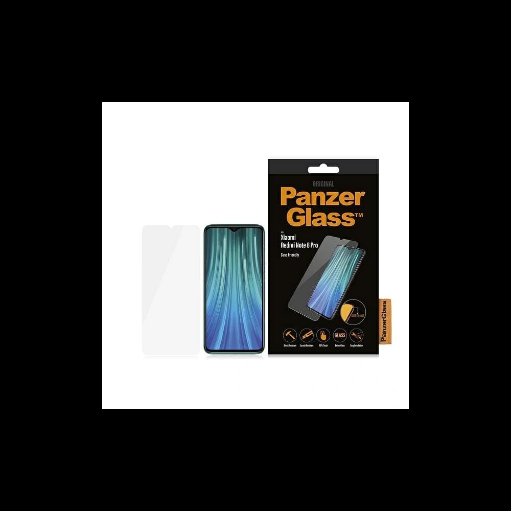 Gehärtetes Glas PanzerGlass E2E Regular Xiaomi Redmi Note 8 Pro Case Friendly