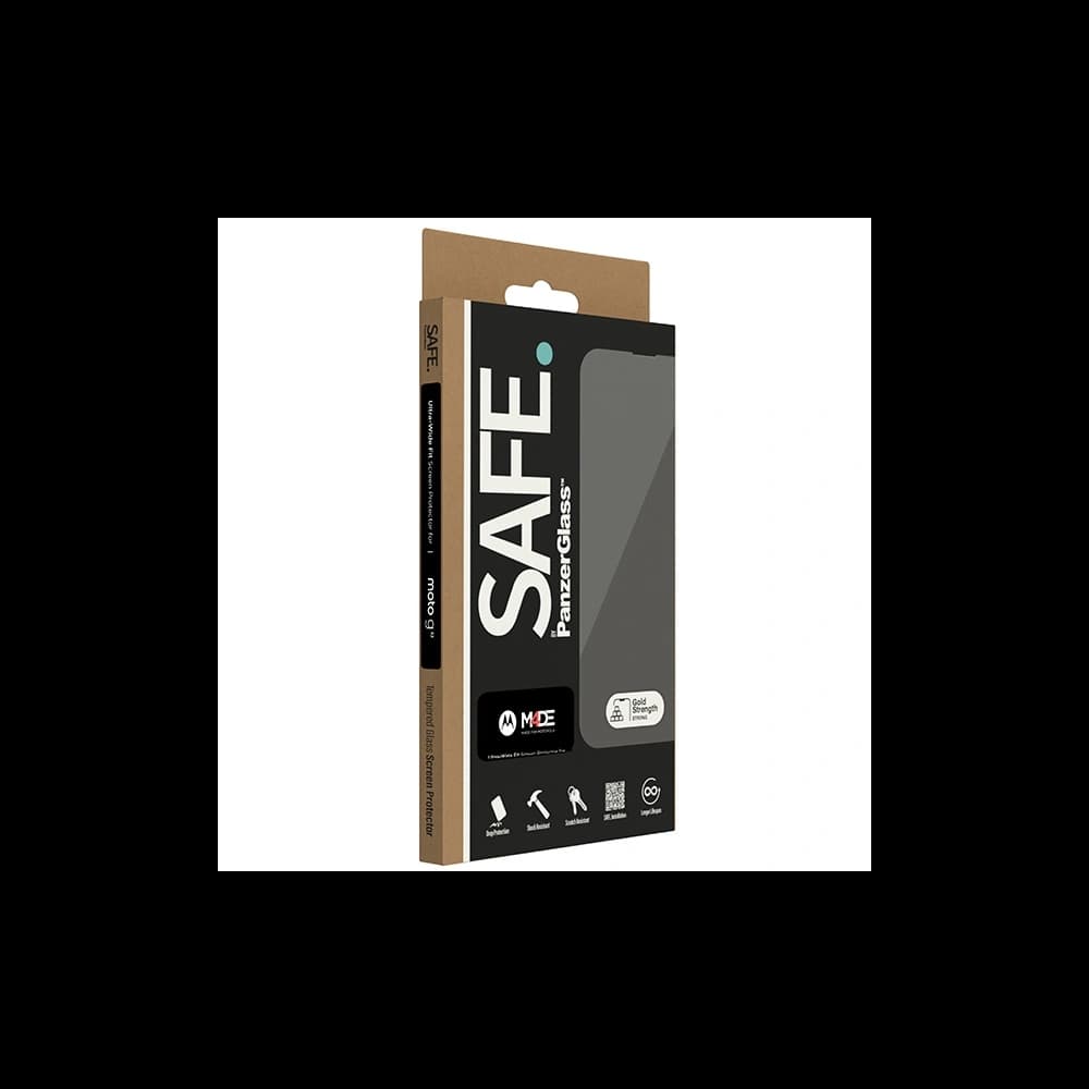 A SAFE edzett üveg a PanzerGlass Motorola Moto G32 képernyővédő Ultra-széles illeszkedéssel - 4