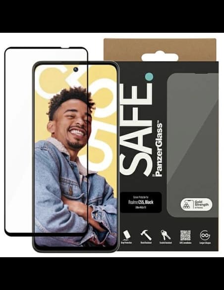 SAFE by PanzerGlass Realme C55 Screen Protection Ultra-Wide Fit black