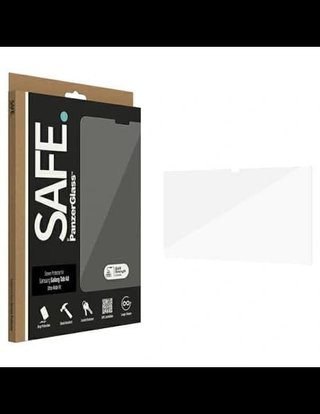 A SAFE edzett üveg PanzerGlass Samsung Galaxy Tab A8 kijelzővédő Ultra-széles illeszkedés