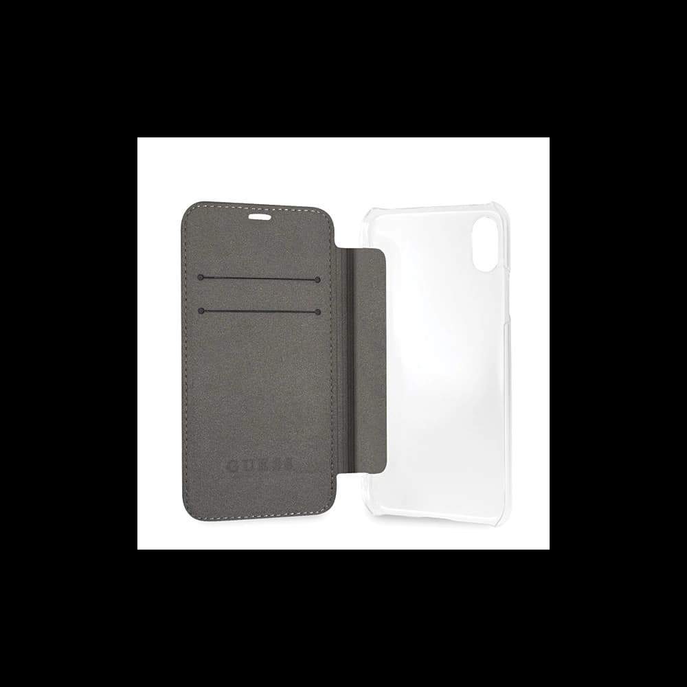 Etui Guess GUFLBKPXKAILGO Apple iPhone X / XS kniha Kaia Saffiano zlatý/gold - 3