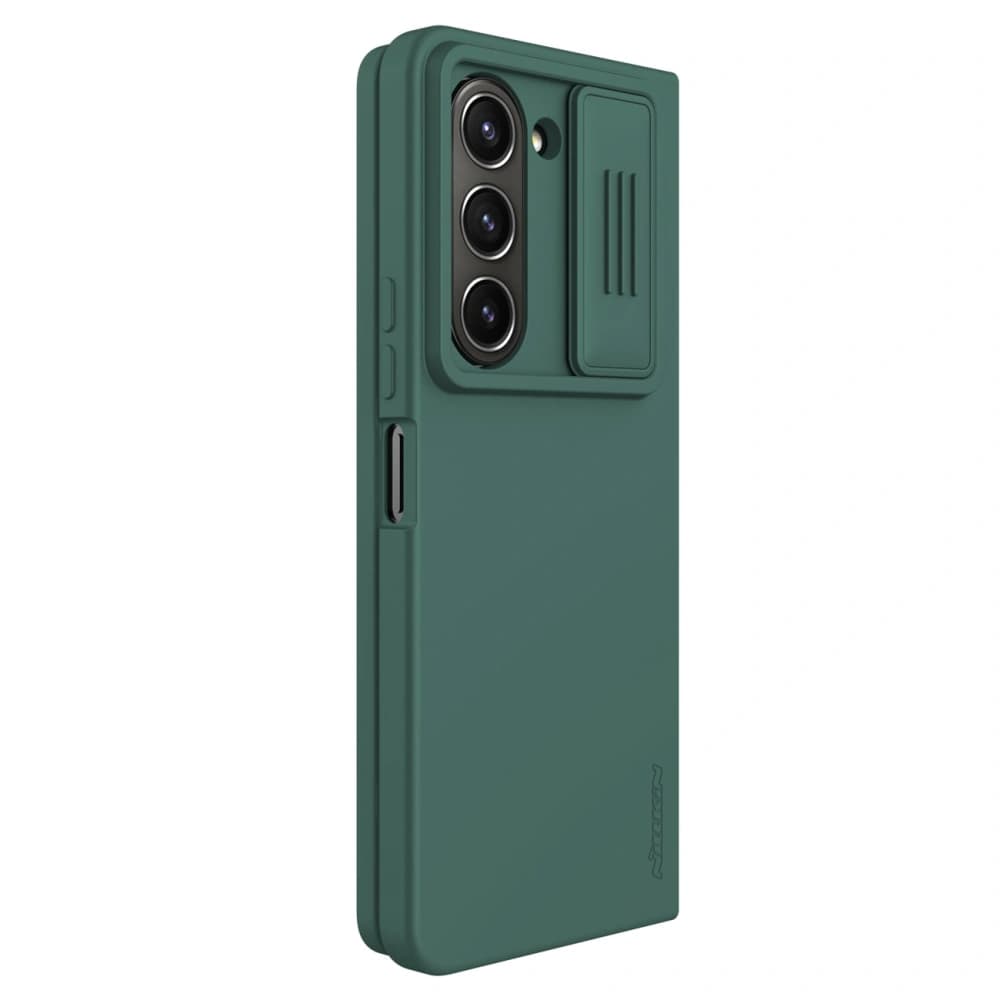 Etui Nillkin CamShield Silky Silicone Case Samsung Galaxy Z Fold5 tmavě zelené - 5