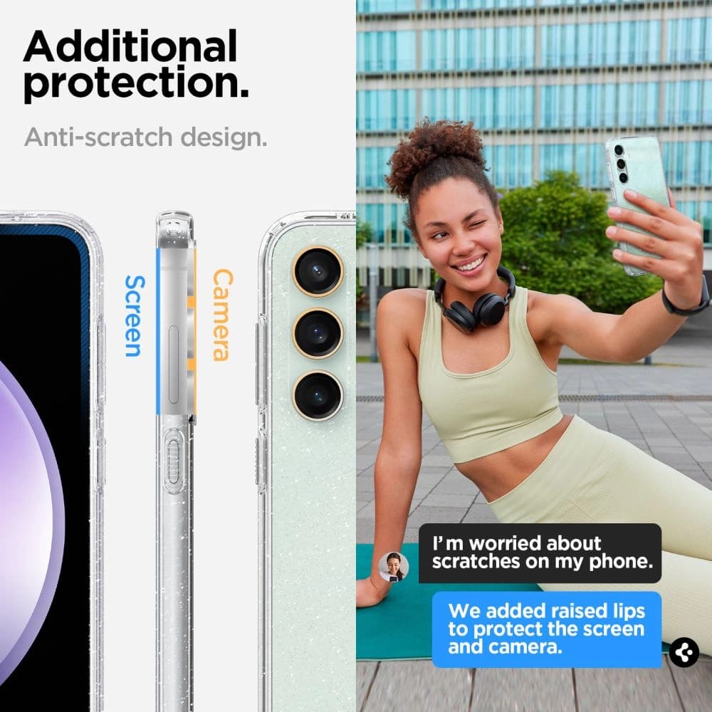 Etui Spigen Liquid Crystal Samsung Galaxy S23 FE Glitter Crystal - 13