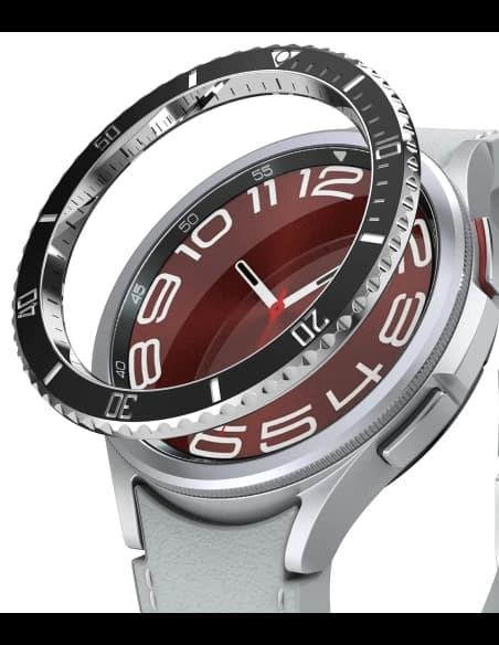 Nakládka Ringke Bezel Styling 47-80 Samsung Galaxy Watch 6 Classic 47mm Nerezová stříbrná