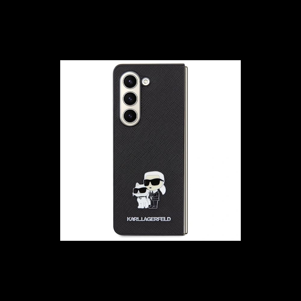 Karl Lagerfeld Samsung Geantă KLHCZFD5SAKCNPK Galaxy Z Fold5 hardcase Saffiano Karl&Choupette Pin negru/negru - 2