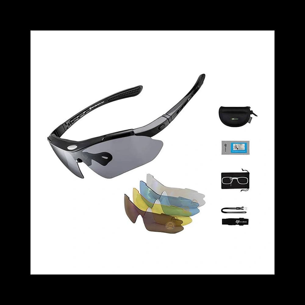 Rockbros 10003 polarized cycling glasses (black)