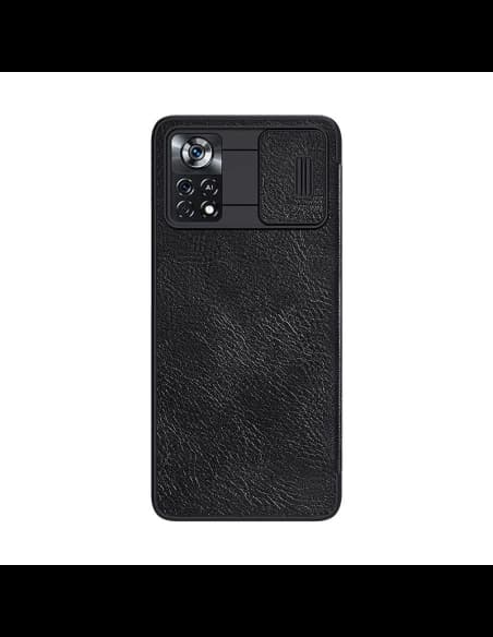 Case Nillkin Qin Leather Pro Xiaomi Poco X4 Pro 5G (schwarz)