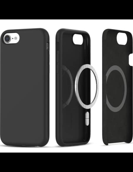 Etui Tech-Protect Silicone MagSafe Apple iPhone SE 2022/SE 2020/8/7 Fekete