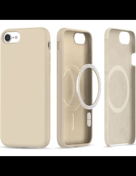 Etui Tech-Protect Silicone MagSafe Apple iPhone SE 2022/SE 2020/8/7 Bézs