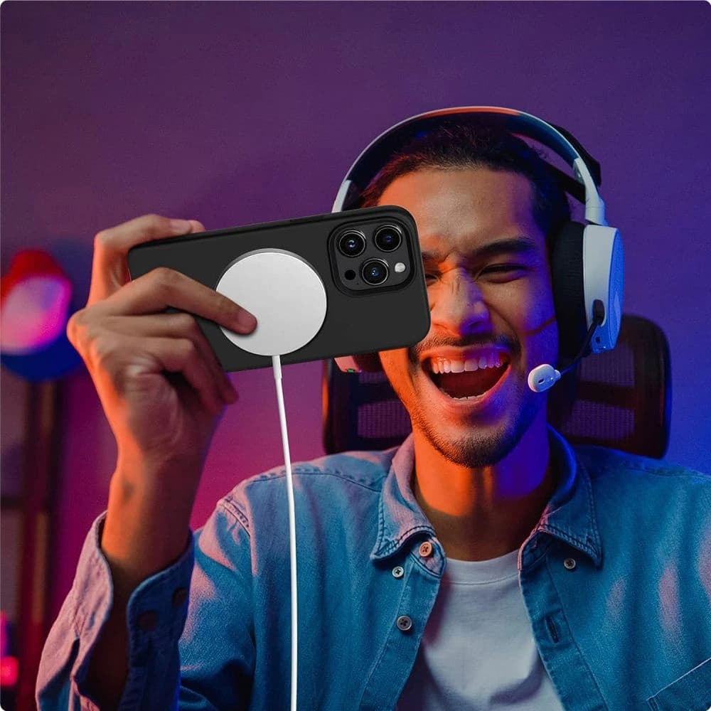 Etui Tech-Protect Silicone MagSafe Apple iPhone SE 2022/SE 2020/8/7 Bézs - 3