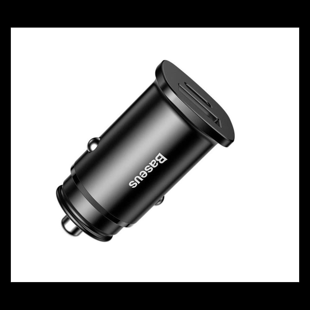 Car Charger Baseus Square PPS QC4.0 / PD3.0 5A 30W Black - 3
