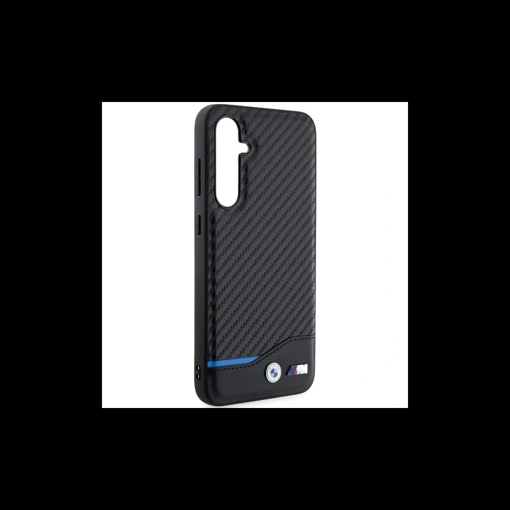Etui BMW BMHCS23FE22NBCK Samsung Galaxy S23 FE kožené uhlíkově černé/black - 4