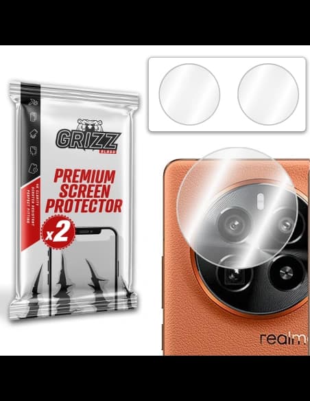 GrizzGlass HybridGlass Geam de cameră pentru Realme GT5 Pro