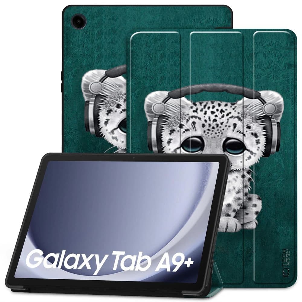 Tech-protect SmartCase Samsung Galaxy Tab A9+ Plus 11.0 X210 / X215 / X216 Sad Cat