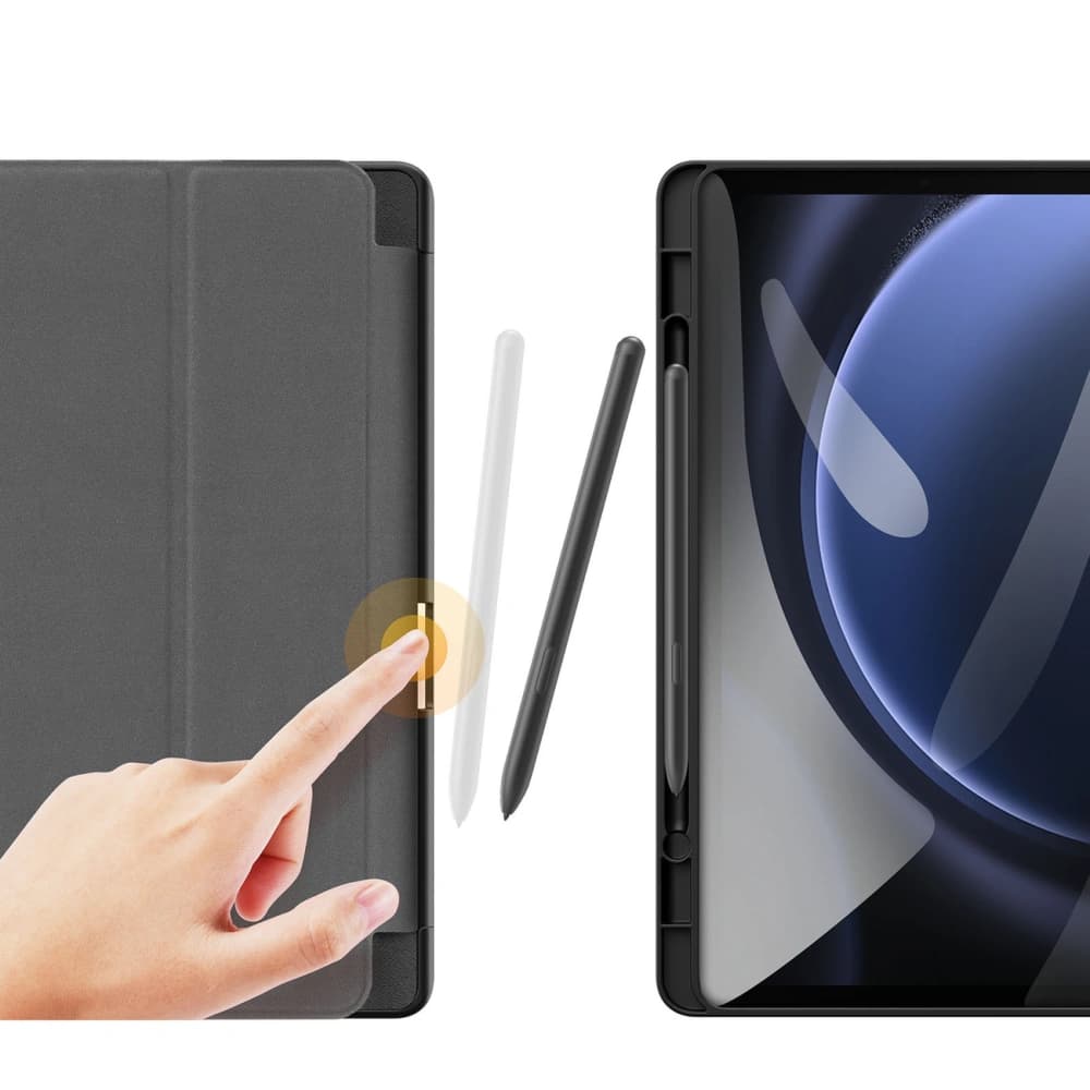 Case Dux Ducis Domo Samsung Galaxy Tab S9 FE+ Plus schwarz - 3