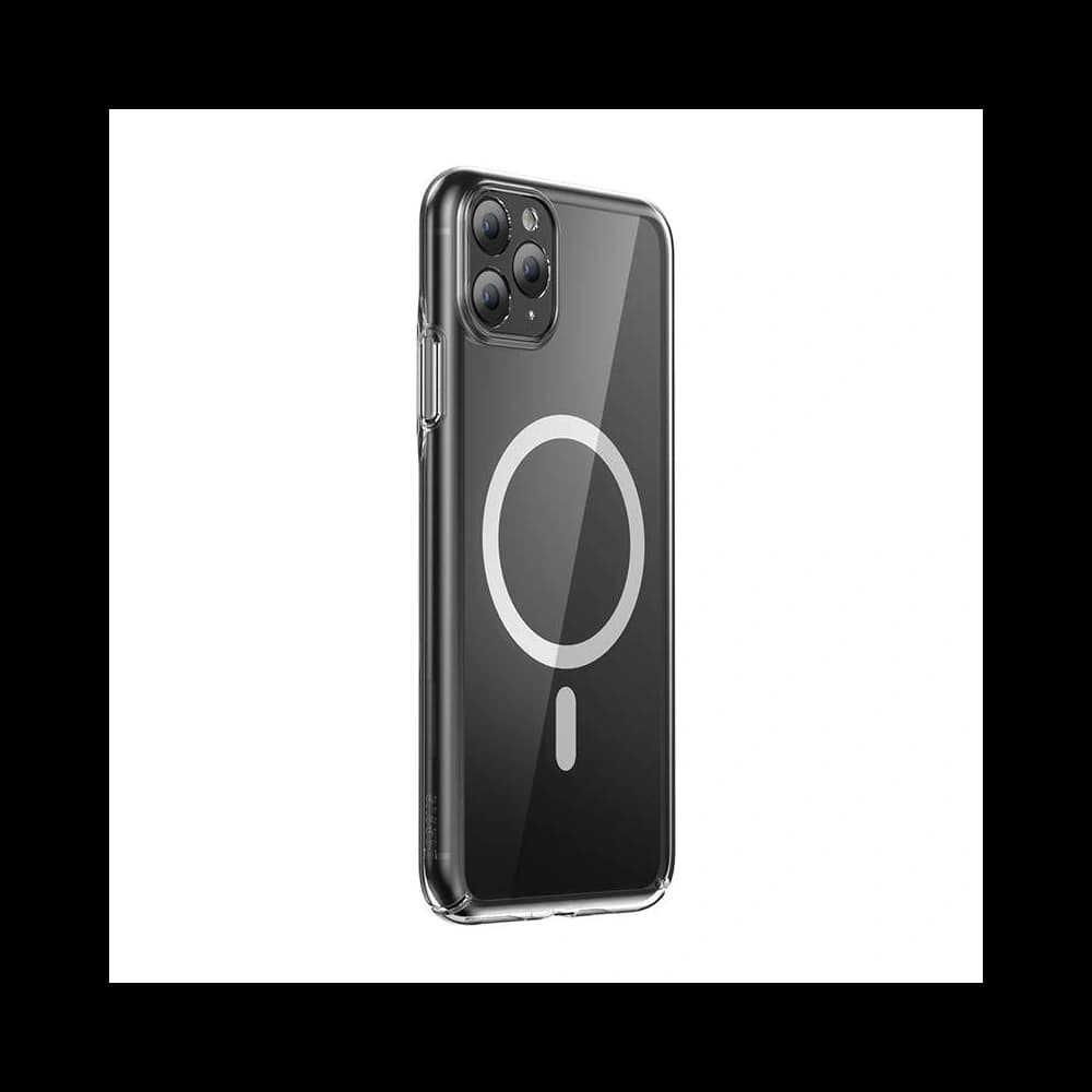 Baseus Magnetic Crystal Clear Apple iPhone 11 Pro (transparent) + tempered glass + cleaning kit - 3