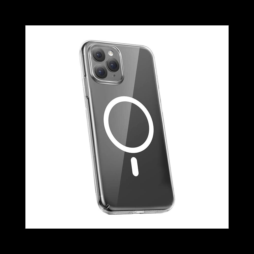 Baseus Magnetic Crystal Clear Apple iPhone 11 Pro (transparent) + tempered glass + cleaning kit - 4