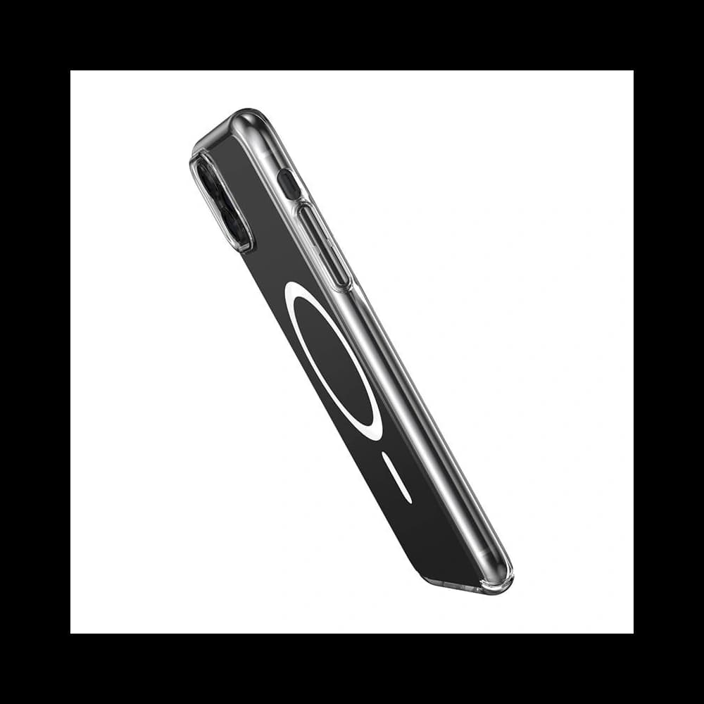 Baseus Magnetic Crystal Clear Apple iPhone 11 Pro (transparent) + tempered glass + cleaning kit - 5