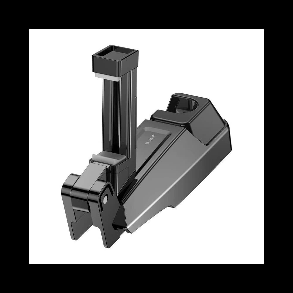 Telefontartó, okostelefon Baseus autós fejtámlára (fekete) - 5