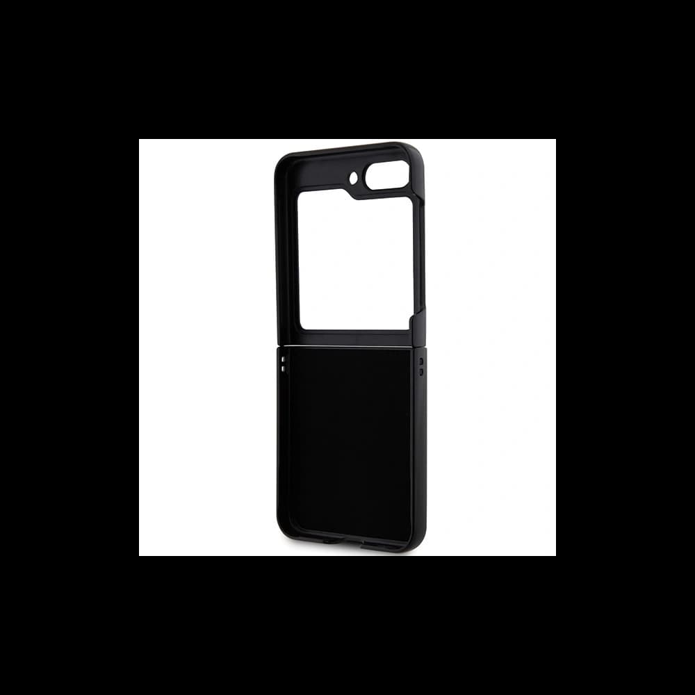Etui Karl Lagerfeld KLHCZF5SAPCHNPK Samsung Galaxy Z Flip5 kemény tok Saffiano Monogram Choupette Pin fekete/black - 7