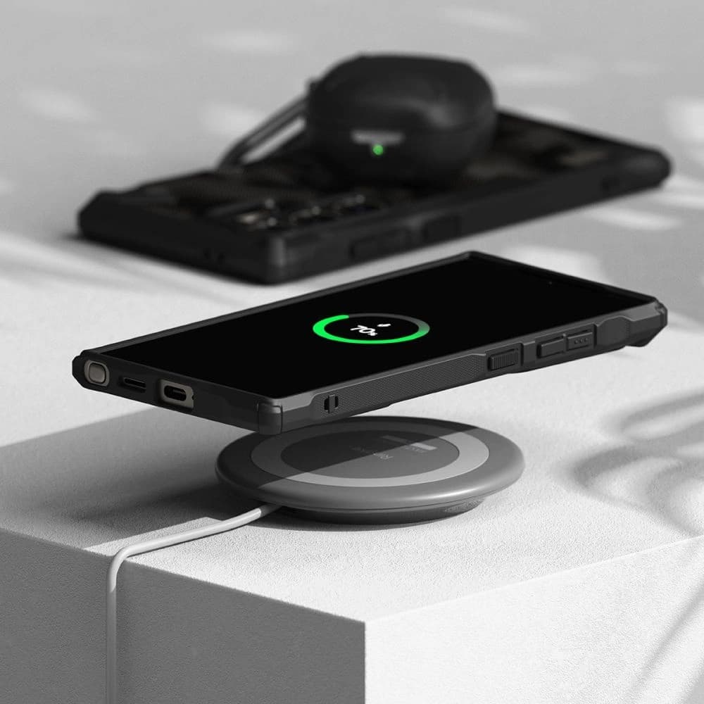 Etui Ringke Fusion-X Samsung Galaxy S24 Ultra Camo Black - 8