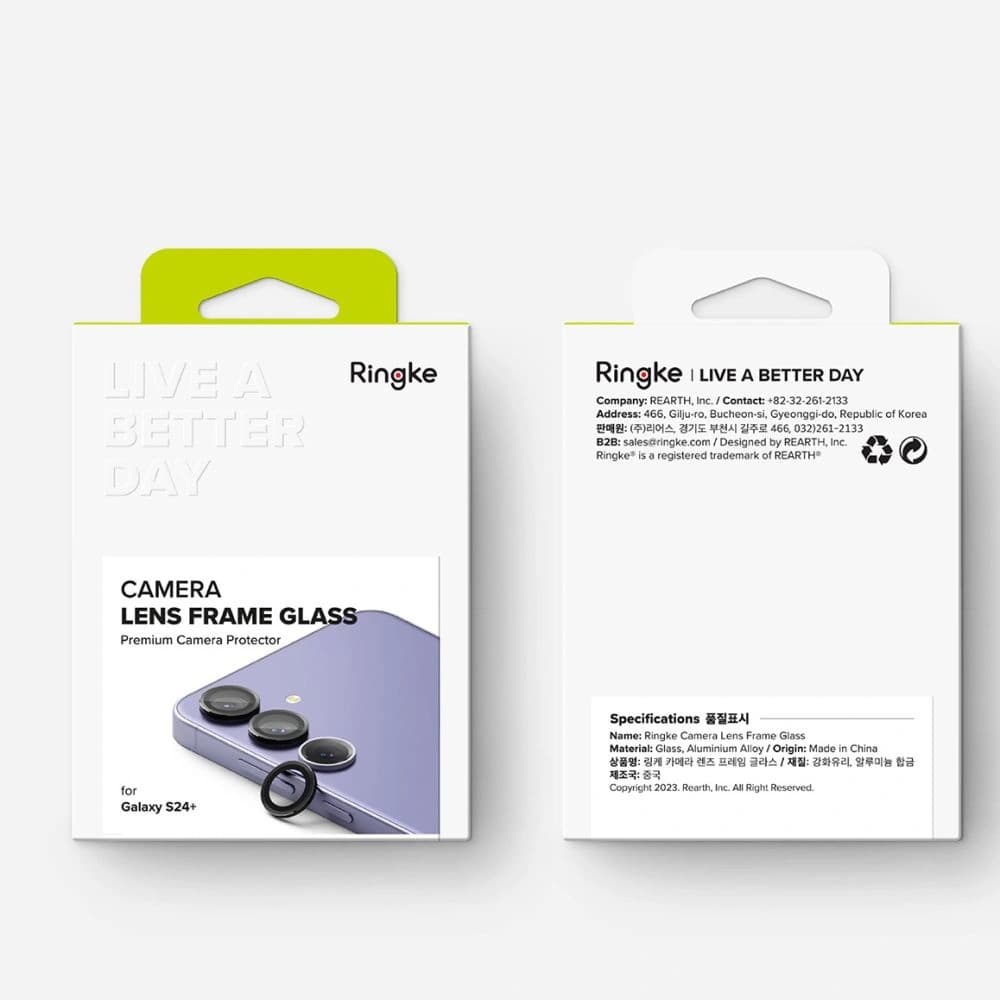 Ringke Camera Frame Protector Samsung Galaxy S24+ Plus Black - 8