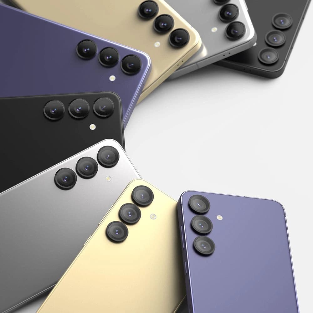 Fedezet Ringke Kamera Keret Védő Samsung Galaxy S24 Fekete - 7