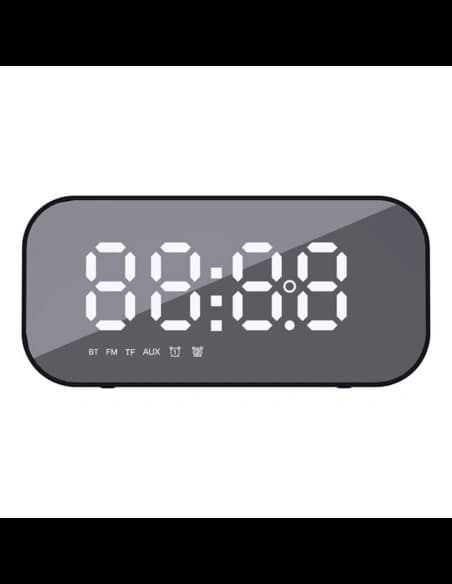Vezeték nélküli hangszóró Havit M3 Bluetooth 5.0 ébresztőórával, tükörrel és rádióval