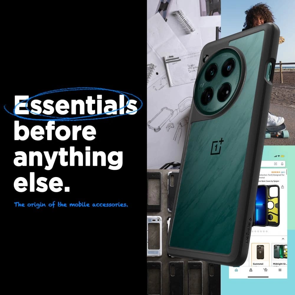 Spigen Ultra Hybrid OnePlus 12 Matte Black - 11