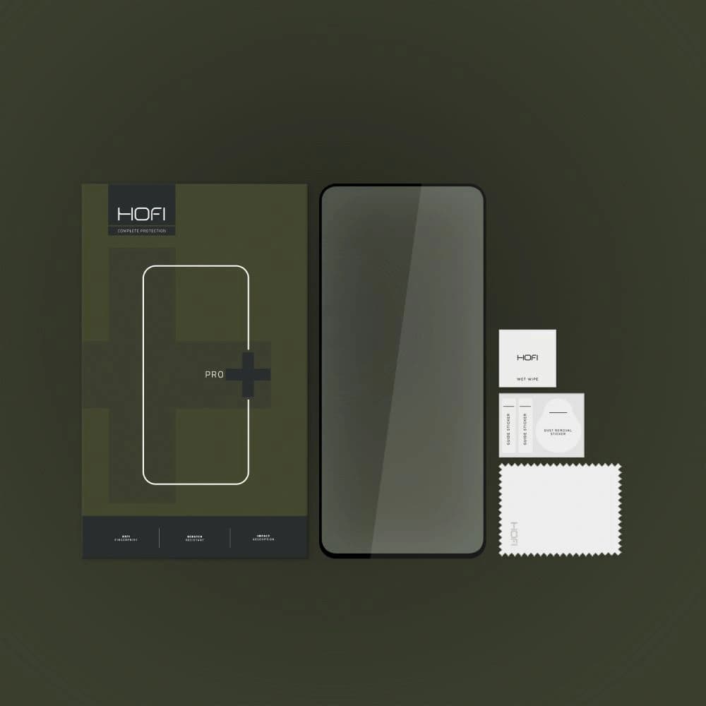 Edzett üveg Hofi Glass Pro+ Xiaomi Poco X6 5G Fekete - 4