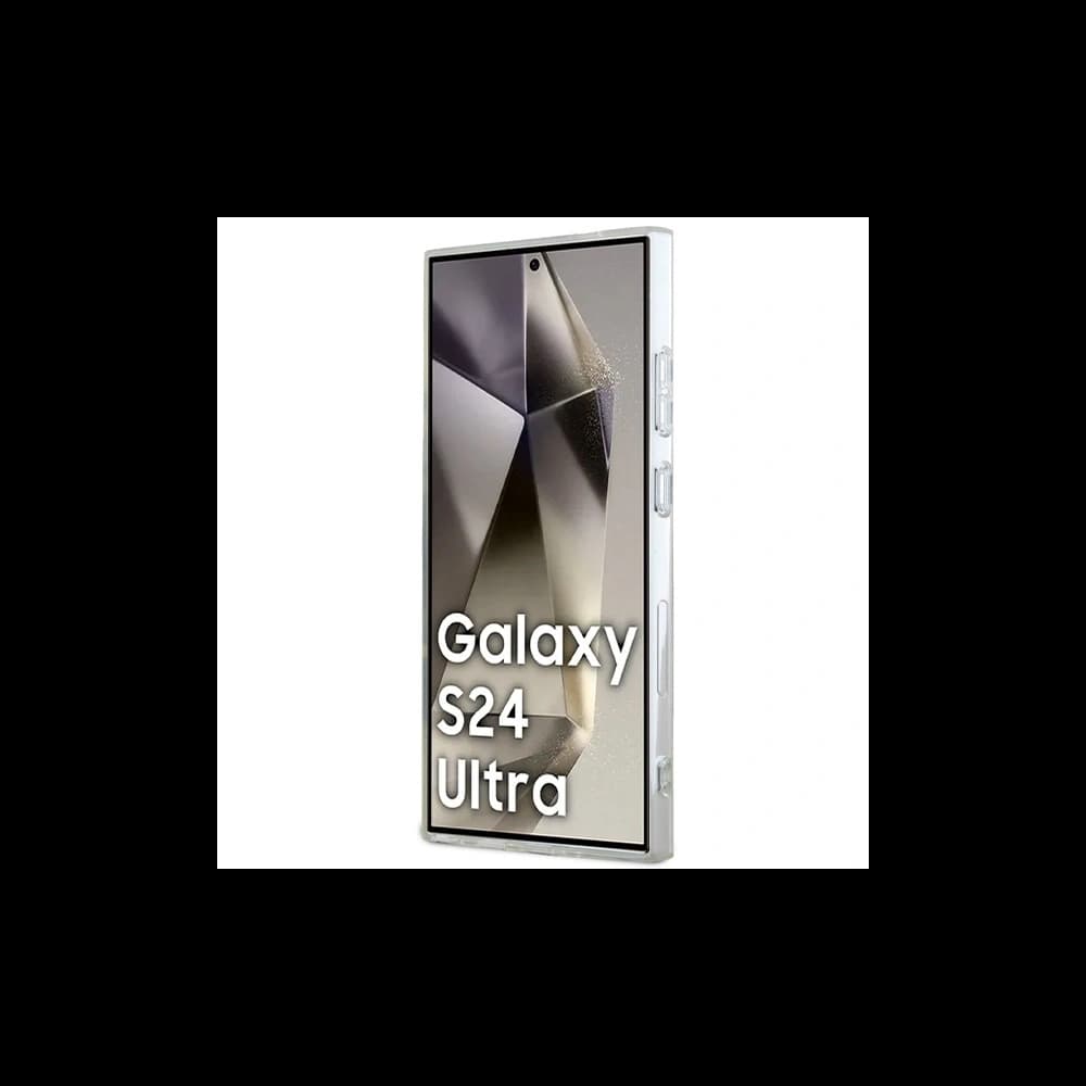 Etui Guess GUHMS24LHFWFCT Samsung Galaxy S24 Ultra hardcase IML Flowers Wreath MagSafe průhledný/transparentní - 5