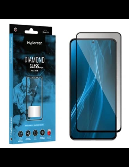 Edzett üveg MyScreen Diamond Glass Edge Full Glue Honor X8b fekete/black