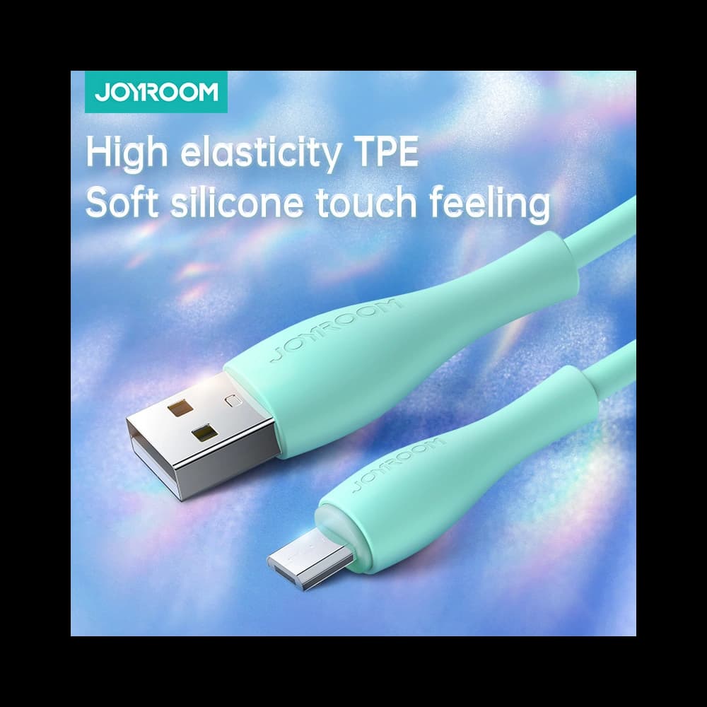 Kábel Joyroom S-2030M8 USB-A / microUSB 3A 2m zöld - 2