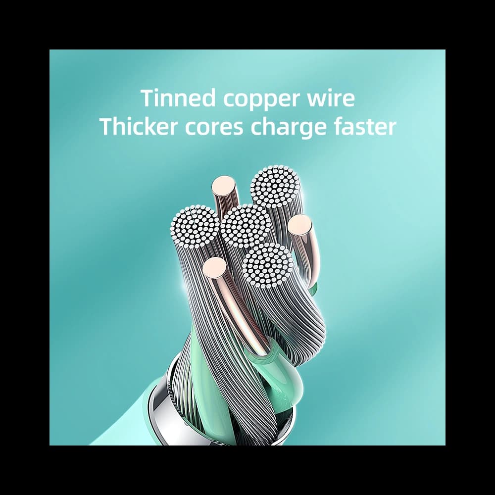 Kábel Joyroom S-2030M8 USB-A / microUSB 3A 2m zöld - 4