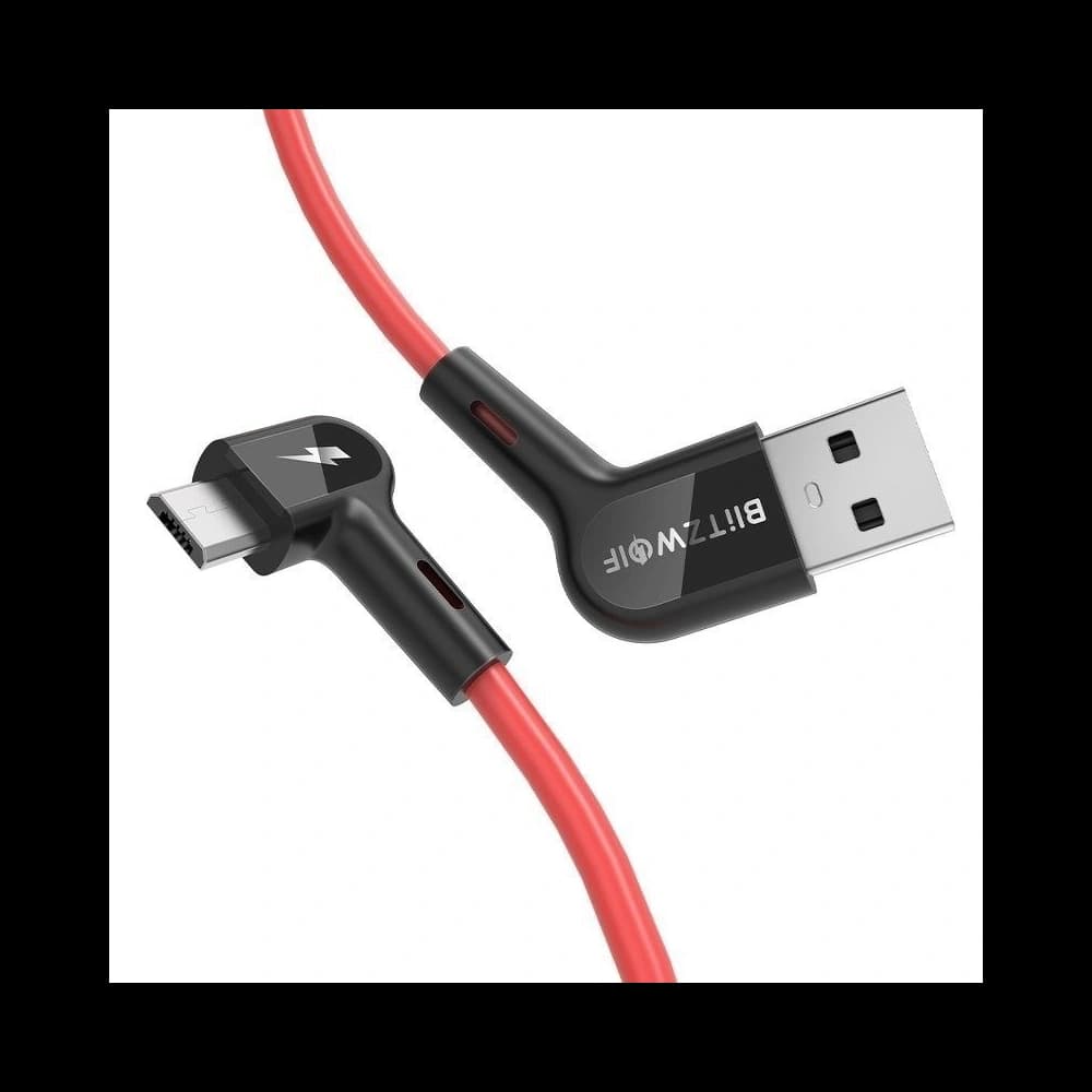 Cablul micro USB unghiular BlitzWolf BW-AC2 2,4A 0,9m - 2