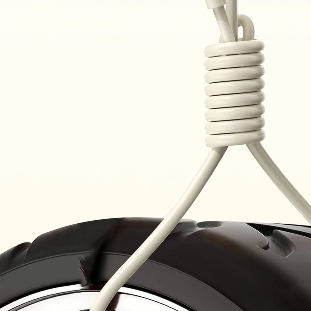 Dudao L7SCC cable USB-C / USB-C 100W 2m beige - 4