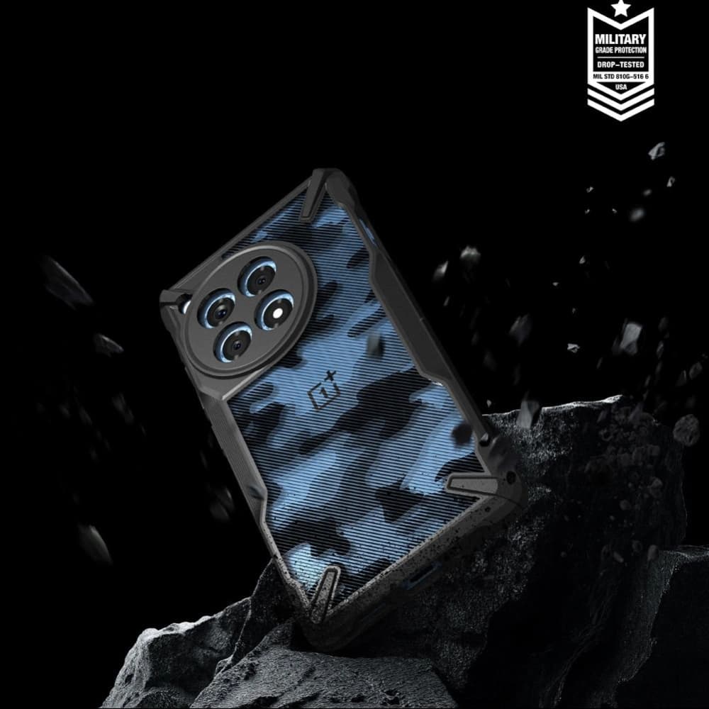 Etui Ringke Fusion-X OnePlus 12R Camo Black - 7