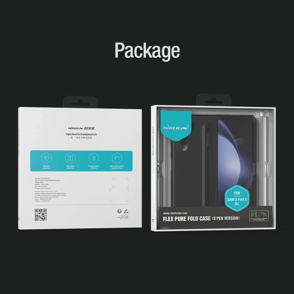 Case Nillkin Flex Pure Fold Case Samsung Galaxy Z Fold 5 schwarze - 17
