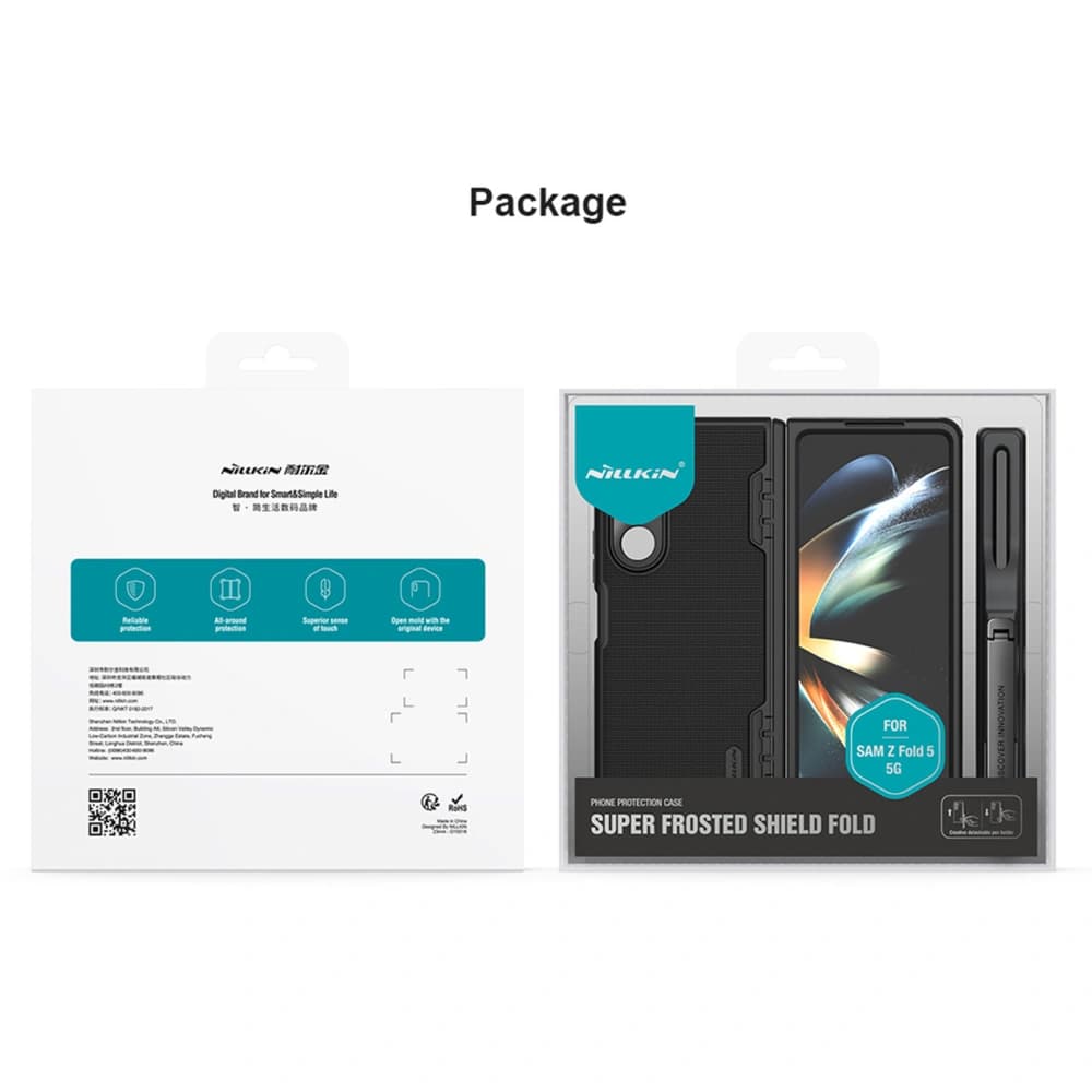 Case Nillkin Super Frosted Shield Fold Samsung Galaxy Z Fold 5 schwarz - 18