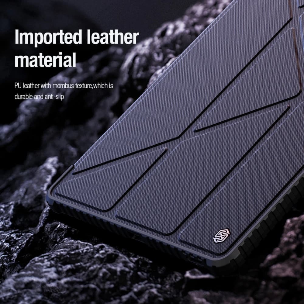 Case Nillkin Bumper Leather Case Pro Samsung Galaxy Tab S9 FE+ Plus schwarz - 15