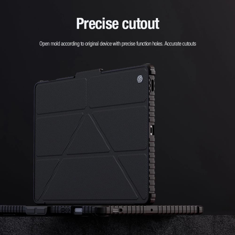 Case Nillkin Bumper Leather Case Pro Samsung Galaxy Tab S9 FE+ Plus schwarz - 21