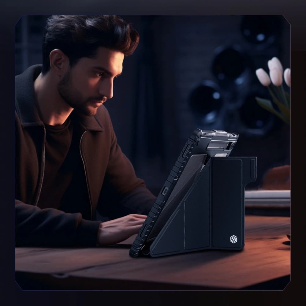 Etui Nillkin Bumper Leather Case Pro Samsung Galaxy Tab S9 Ultra / S10 Ultra negre - 9