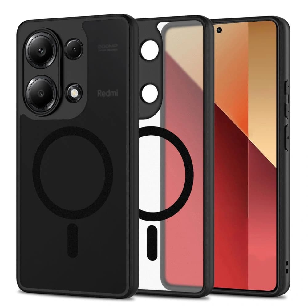 Case Tech-Protect MagMat MagSafe Xiaomi Redmi Note 13 Pro 4G Matt Schwarz