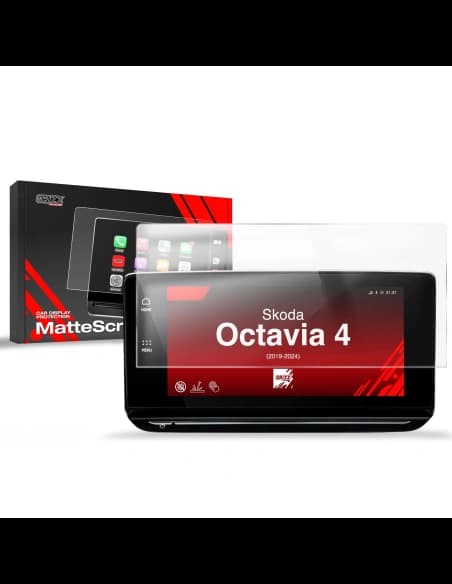 Matte GrizzGlass CarDisplay Protection Skoda Octavia 4 10" Columbus/Bolero (2019-2024)