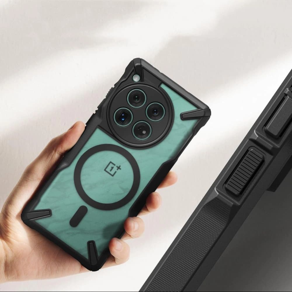 Case Ringke Fusion-X Magnetic MagSafe OnePlus 12 Matt Schwarz - 4