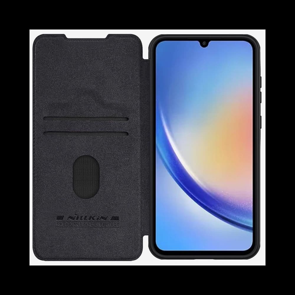 Nillkin Qin Pro Leather Case Samsung Galaxy A55 5G Black - 4