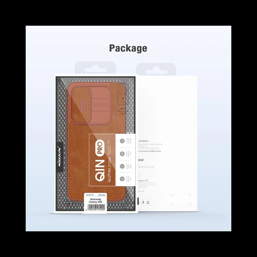 Nillkin Qin Pro Leather Case Samsung Galaxy A55 5G Black - 7